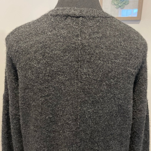 Cynthia Rowley Charcoal Open Front Cardigan EUC - Picture 10 of 12